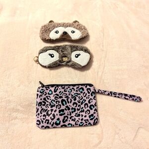 🎈5/$20🎈 Girls Eye Covers & Makeup Bag